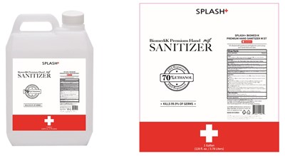 Biomedik Premium Hand Sanitizer Mist (1 Gallon Hand Mist)
